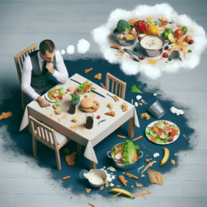 지저분한 식탁에서 식사를 하는 꿈, 음식물이 흘러내리는 꿈, 스트레스의 표현 지저분한 식탁에서 식사를 하는 꿈, 음식물이 흘러내리는 꿈, 스트레스의 표현