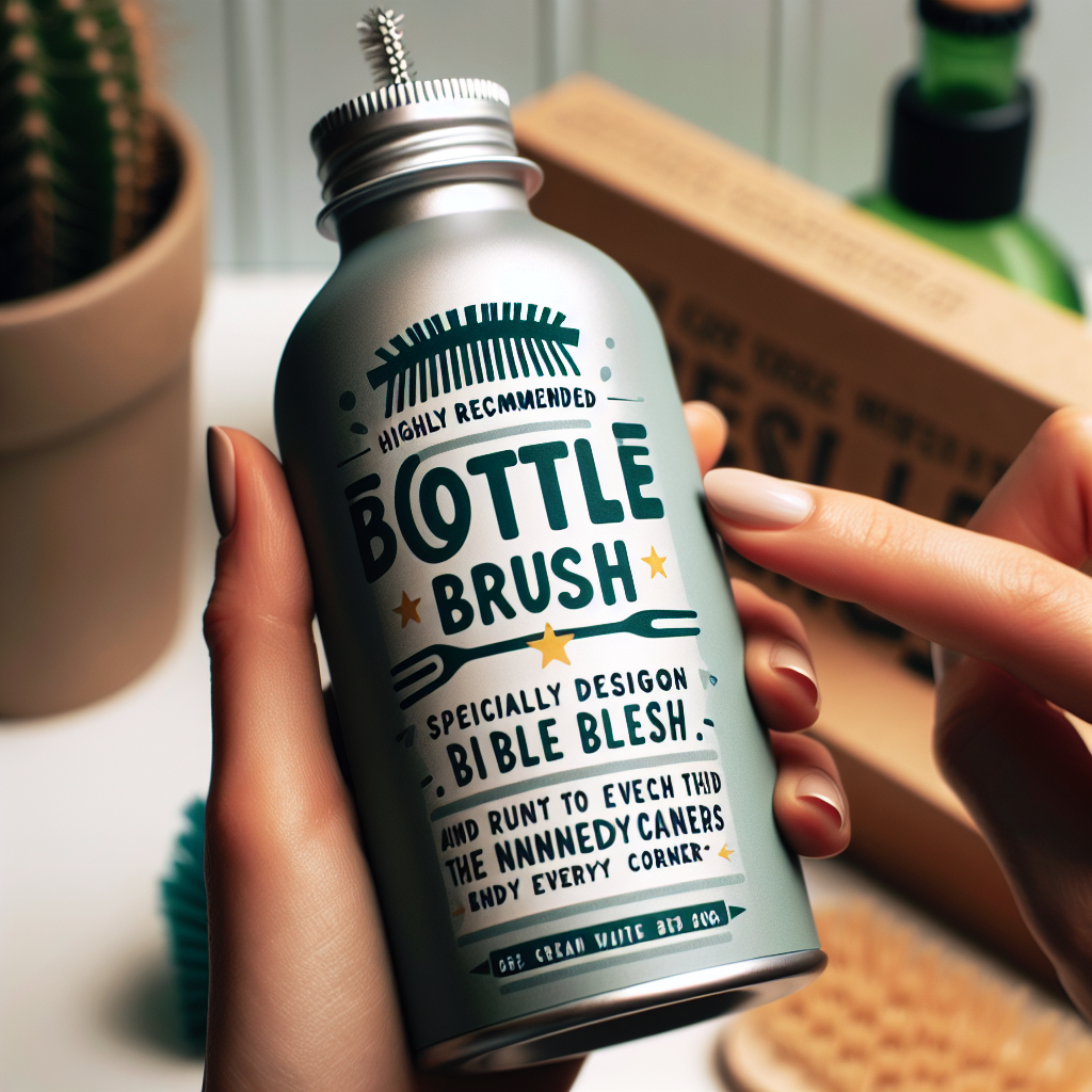 텀블러 세척솔 추천, 입구 좁은 병도 구석까지 닦이는 구성