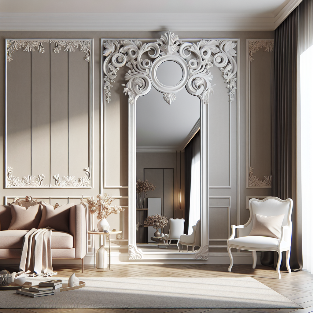 전신 거울 추천, 인테리어도 되는 슬림형 대형 미러