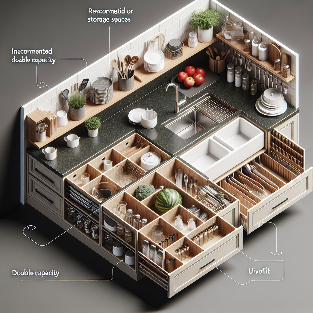 주방 싱크대 선반 추천, 수납력 두 배로 늘리는 상부 공간 활용