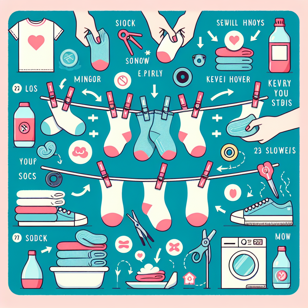 세탁물 분실 방지 팁, 양말 한 짝 안 사라지게 하는 정리 기술