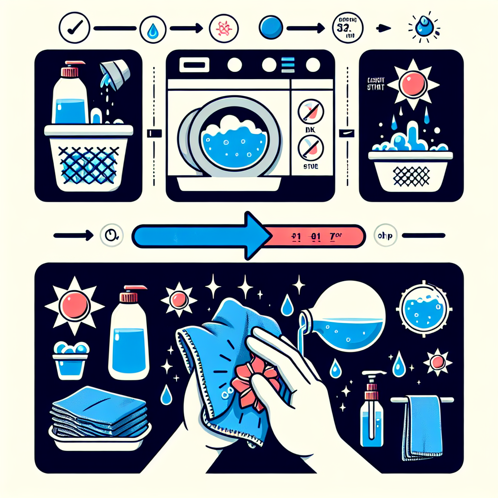 청소용 수건 세척법, 세제 사용량 줄여도 깨끗해지는 요령