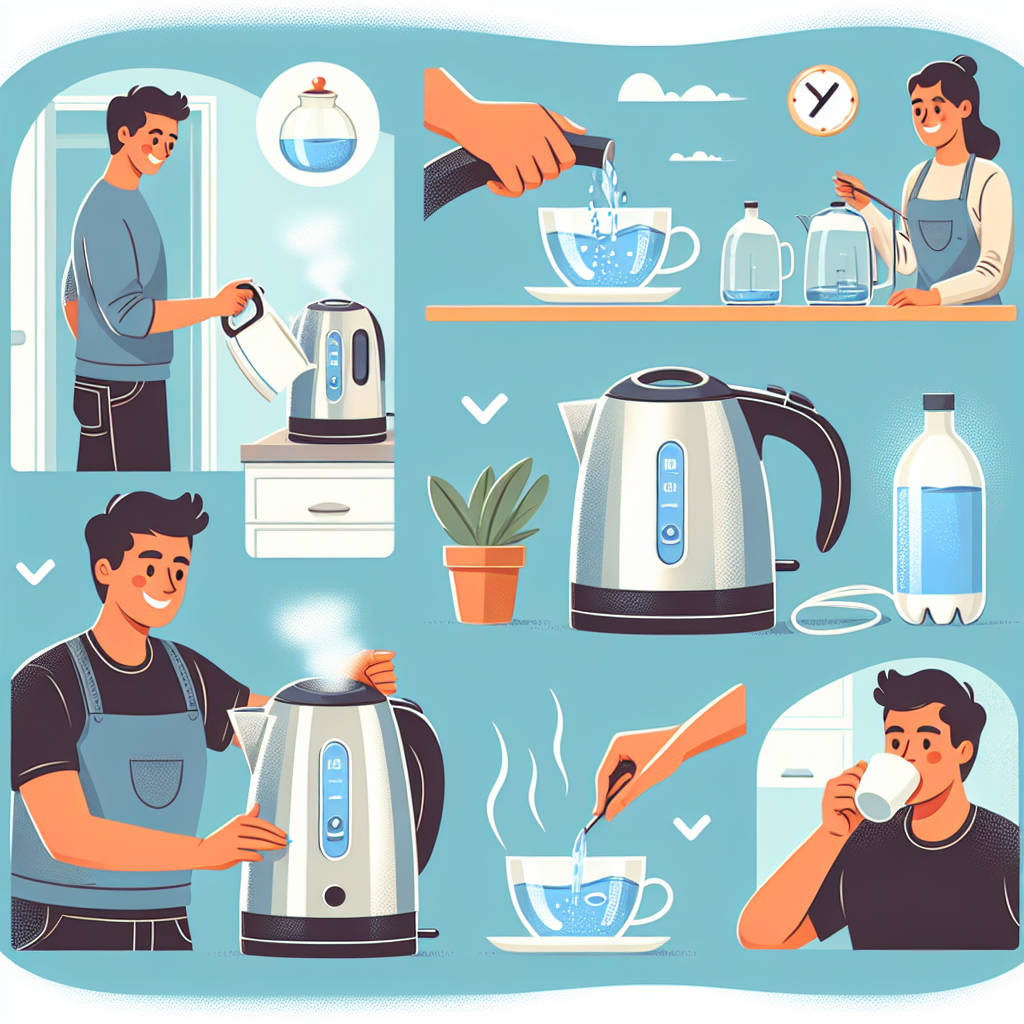 전기주전자 냄새 제거법, 첫 끓임물까지 맛있게 만드는 관리