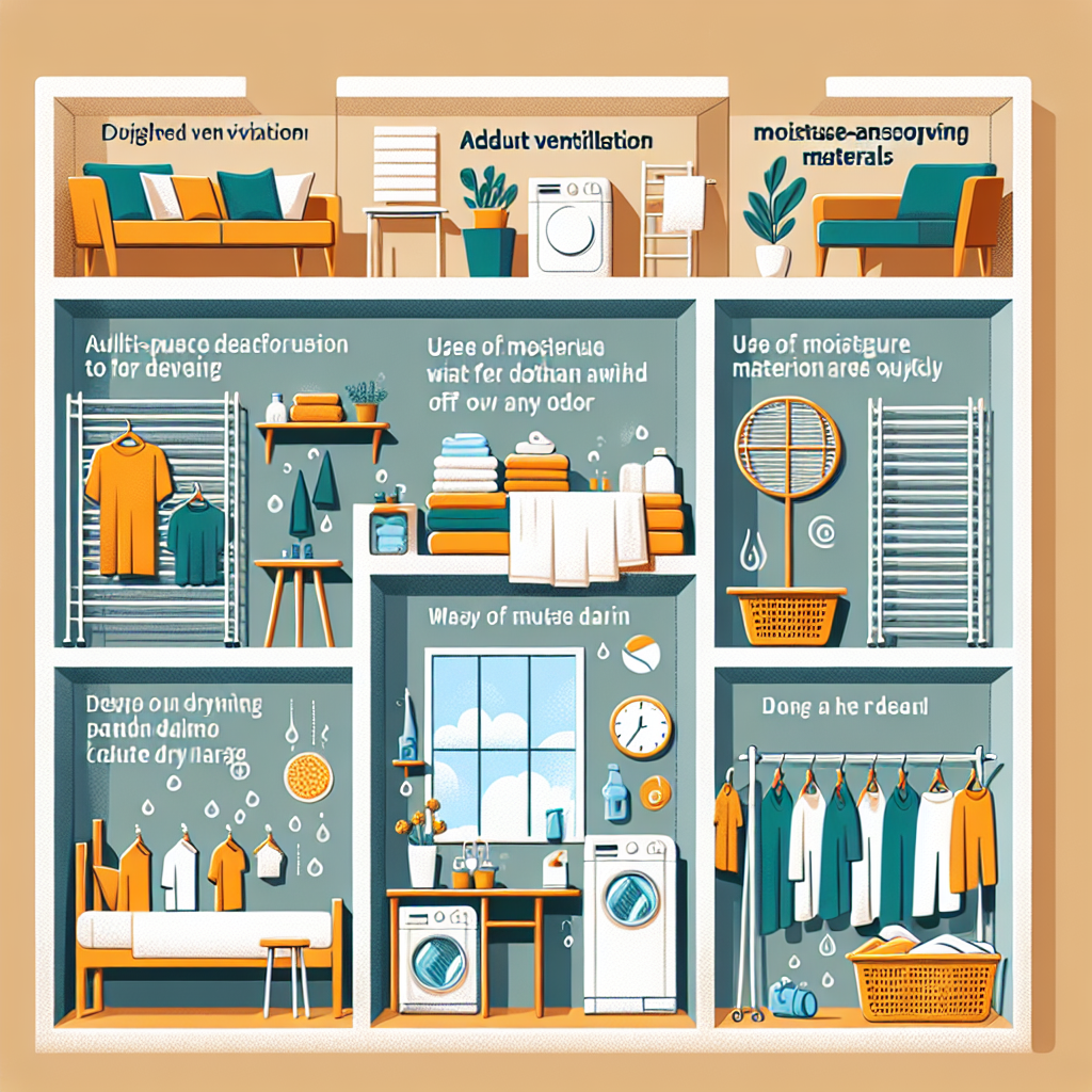 다용도실 빨래건조 팁, 냄새 없이 빠르게 마르는 구조 만들기