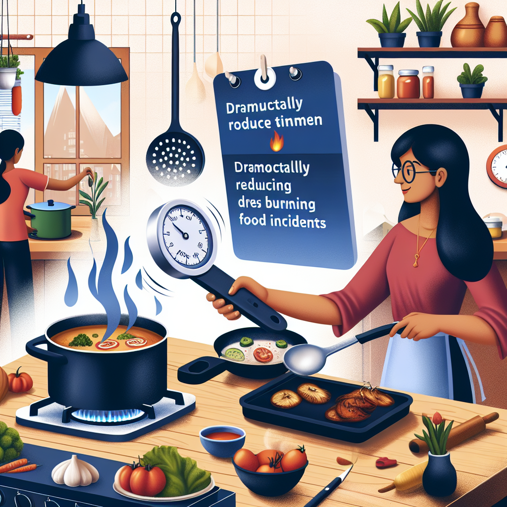 주방 타이머 활용법, 음식 태움 줄이고 효율적인 요리 루틴