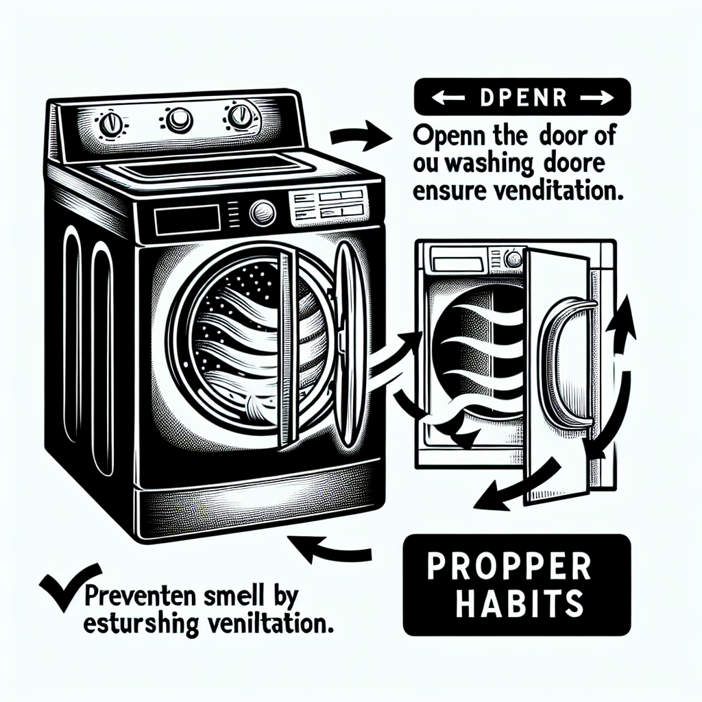 세탁기 통풍 팁, 악취 잡는 올바른 문 열기 습관