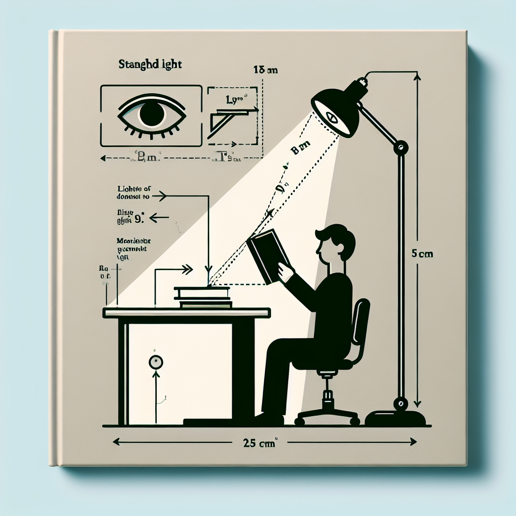 스탠드 조명 각도 팁, 눈 피로 줄이는 조명 배치