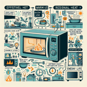 전자레인지 잔열 활용법, 전기 절약하는 생활 습관 전자레인지 잔열 활용법, 전기 절약하는 생활 습관