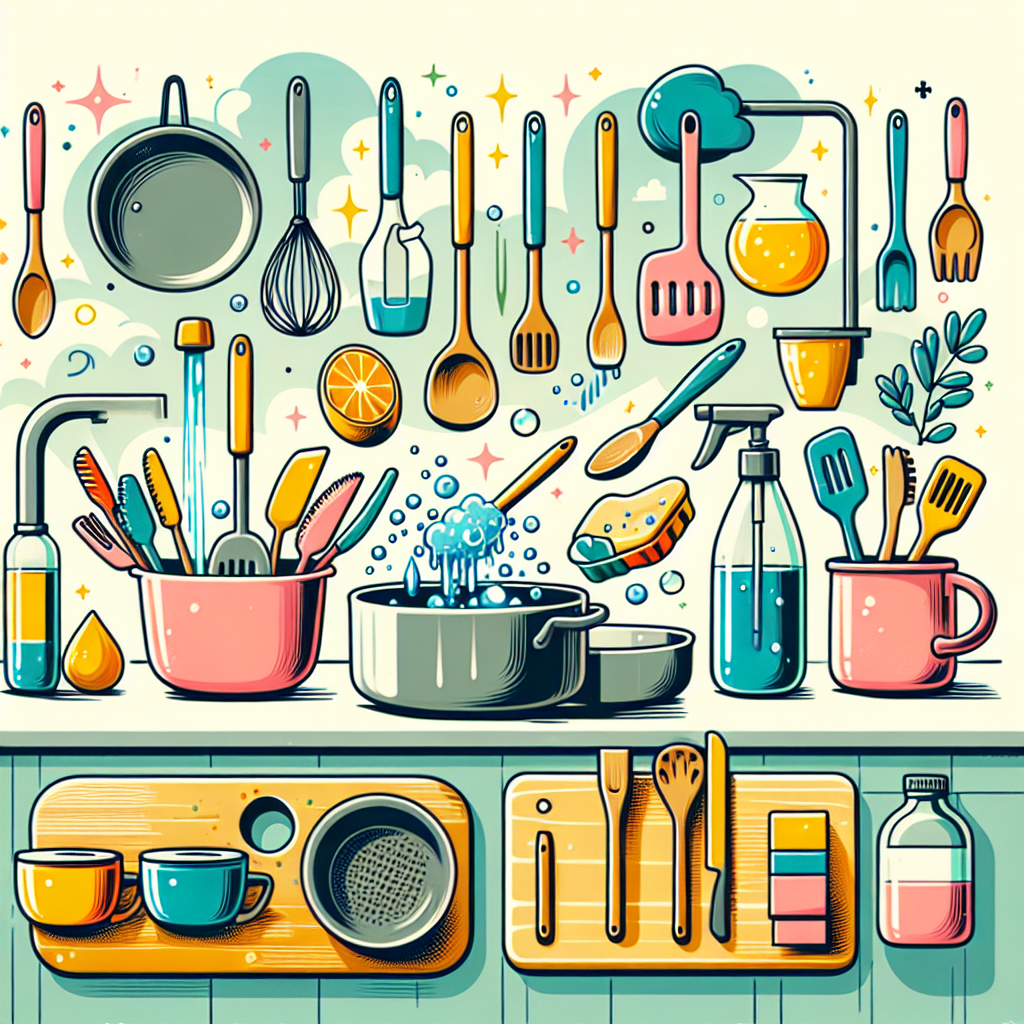 주방 조리도구 소독법, 나무·실리콘 종류별 관리 팁