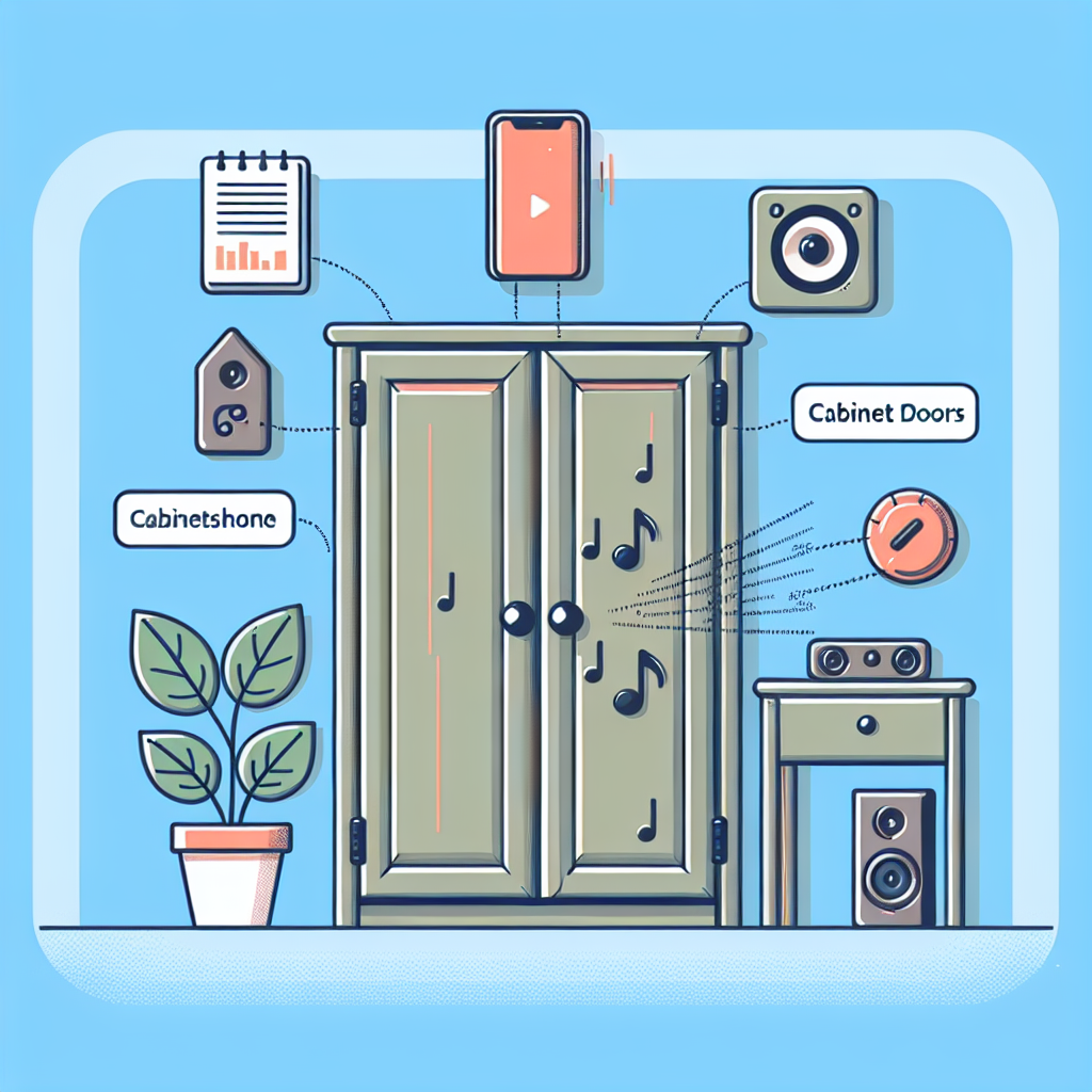 캐비닛 문 소음 줄이기, 생활 소음 줄이는 간단한 조치