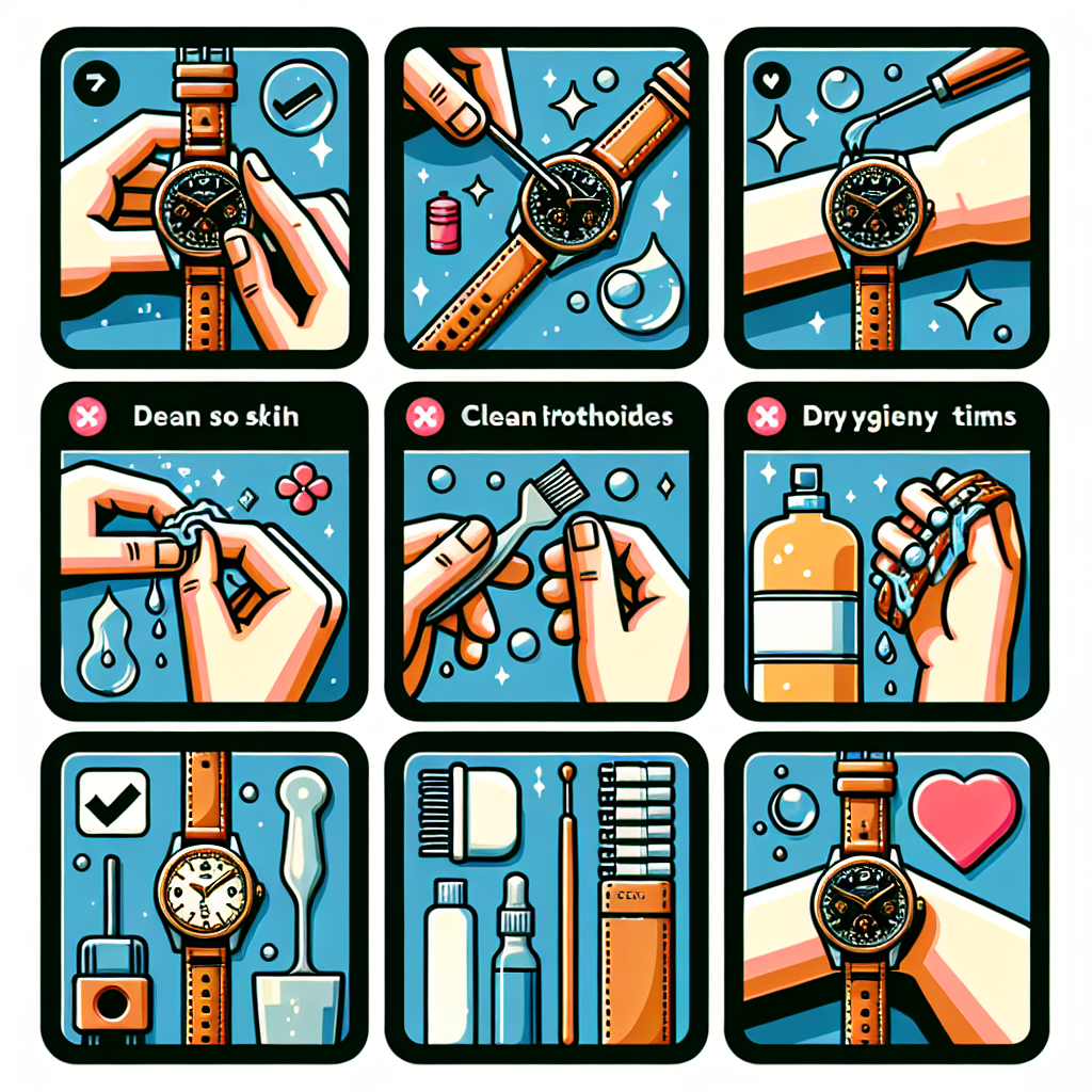 손목시계 밴드 청소법, 피부 트러블 줄이는 위생 팁