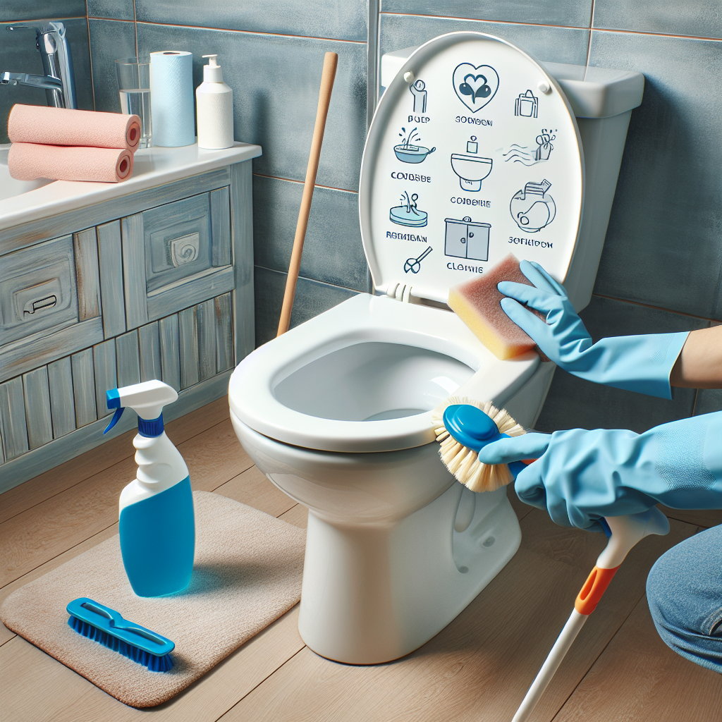 욕실 변기 먼지 제거, 눈에 보이지 않는 부분까지 청소하는 법