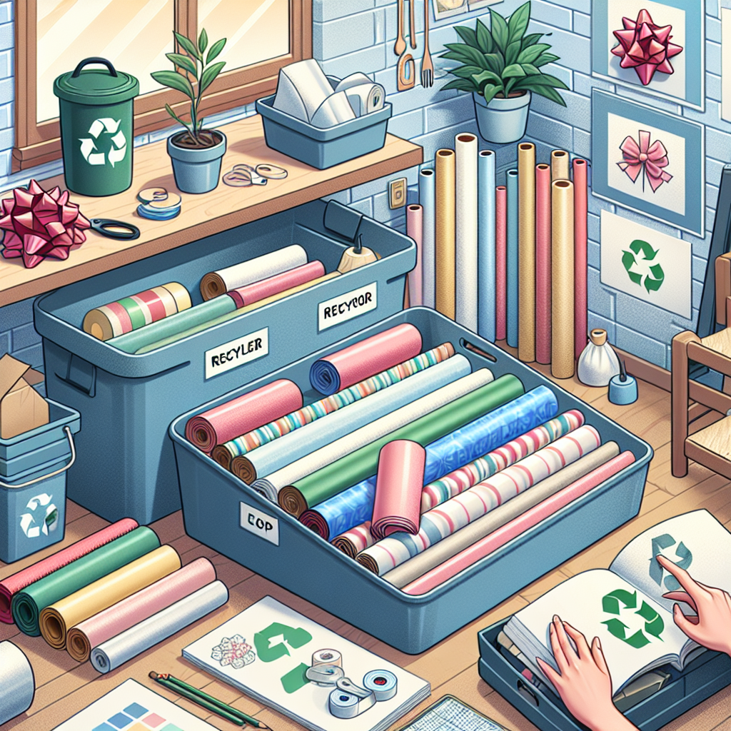 포장지 재활용 팁, 깔끔하게 정리해두는 수납 방법