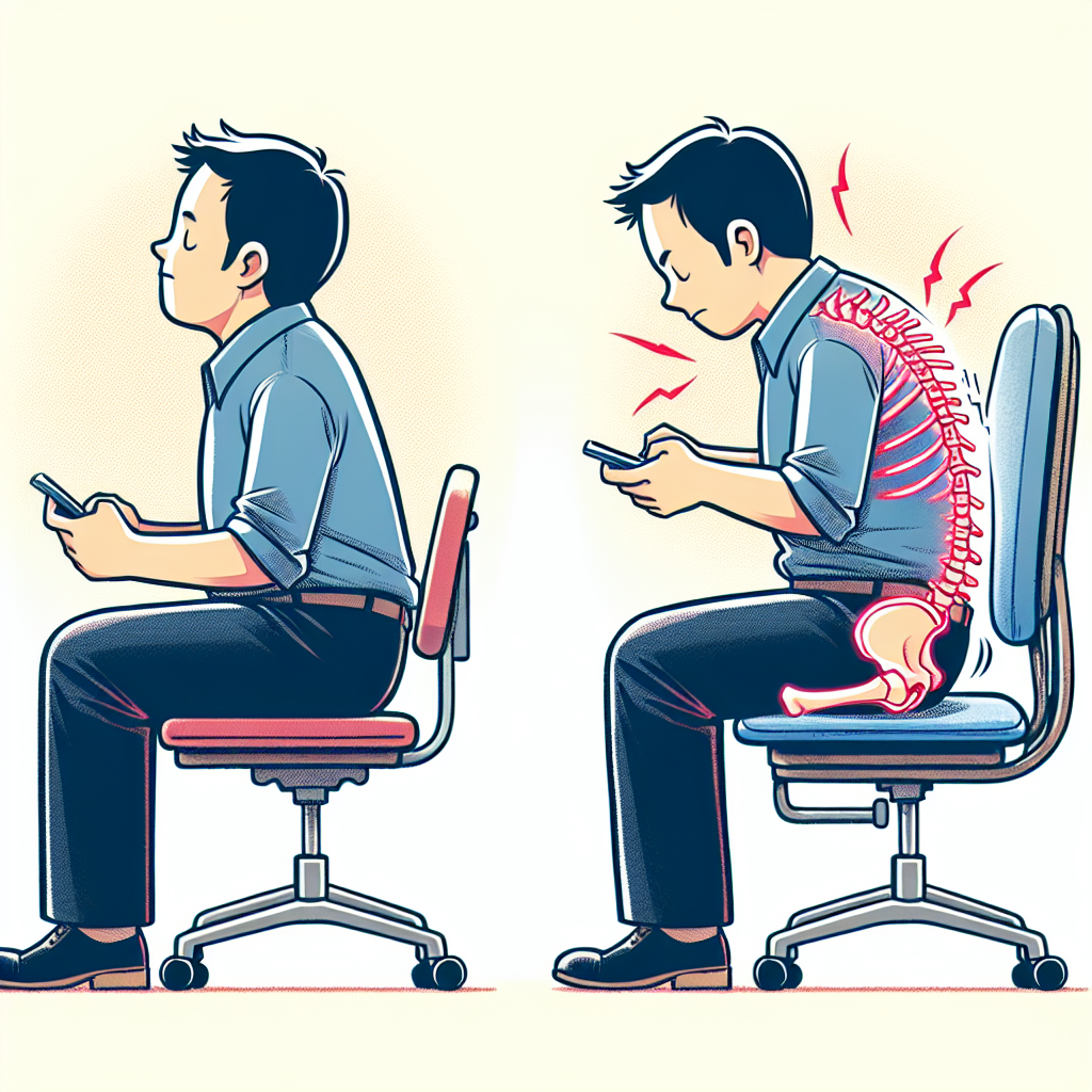 의자 앉는 깊이, 허리 부담 바로 느껴지는 차이