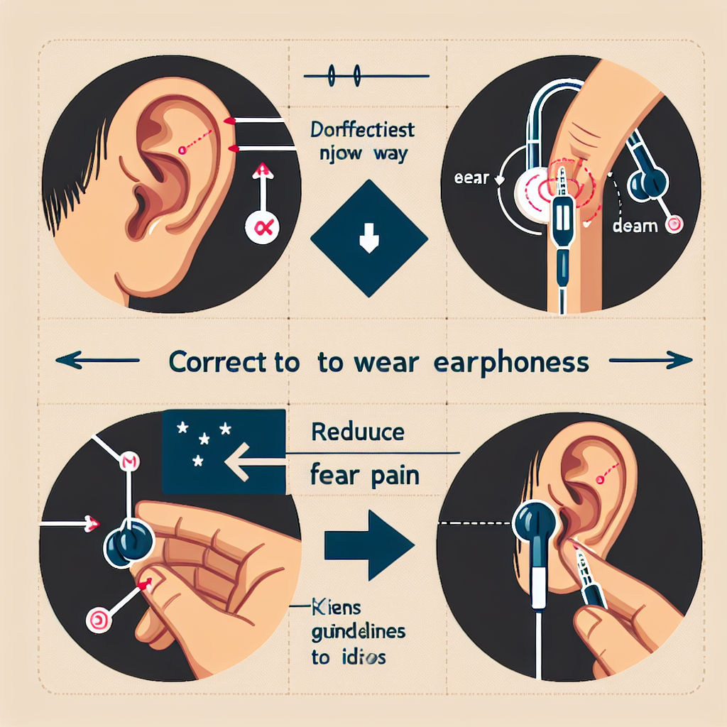 이어폰 착용 방향, 귀 통증 줄어드는 포인트 이어폰 착용 방향, 귀 통증 줄어드는 포인트