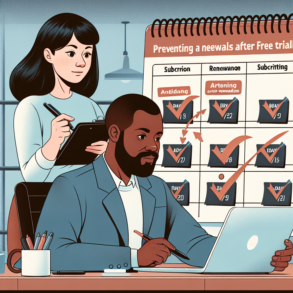 무료 체험 관리, 자동 결제 막는 습관