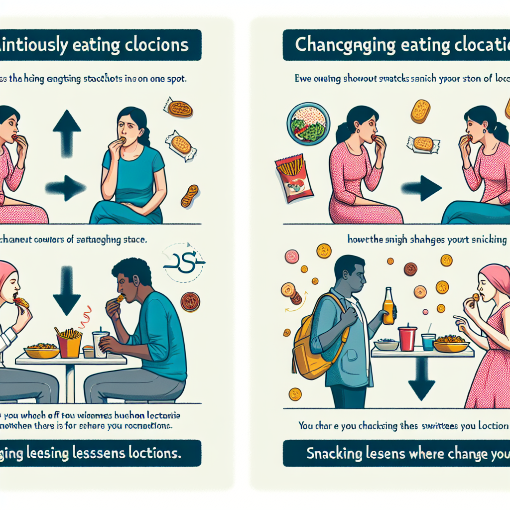 간식 줄이는 방법, 먹는 위치 바꾸는 게 중요한 이유