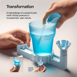 물컵 위치 바꾸기, 하루 섭취량 늘어나는 구조