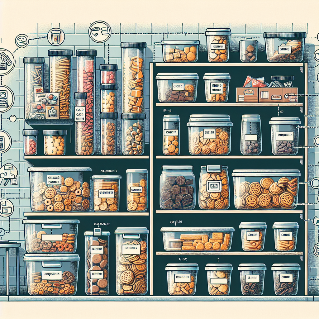 과자 보관 위치, 손이 덜 가게 되는 이유