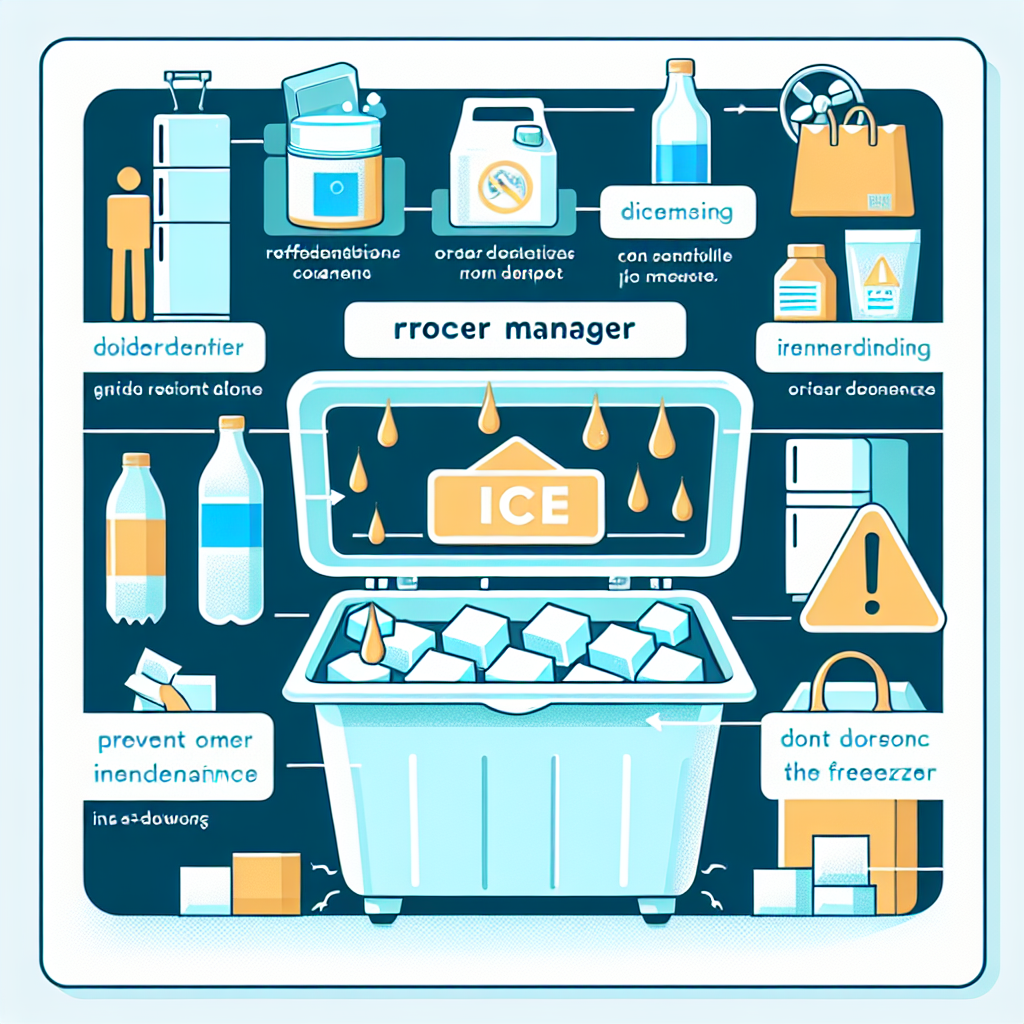 얼음틀 관리, 냉동실 냄새 안 배는 포인트