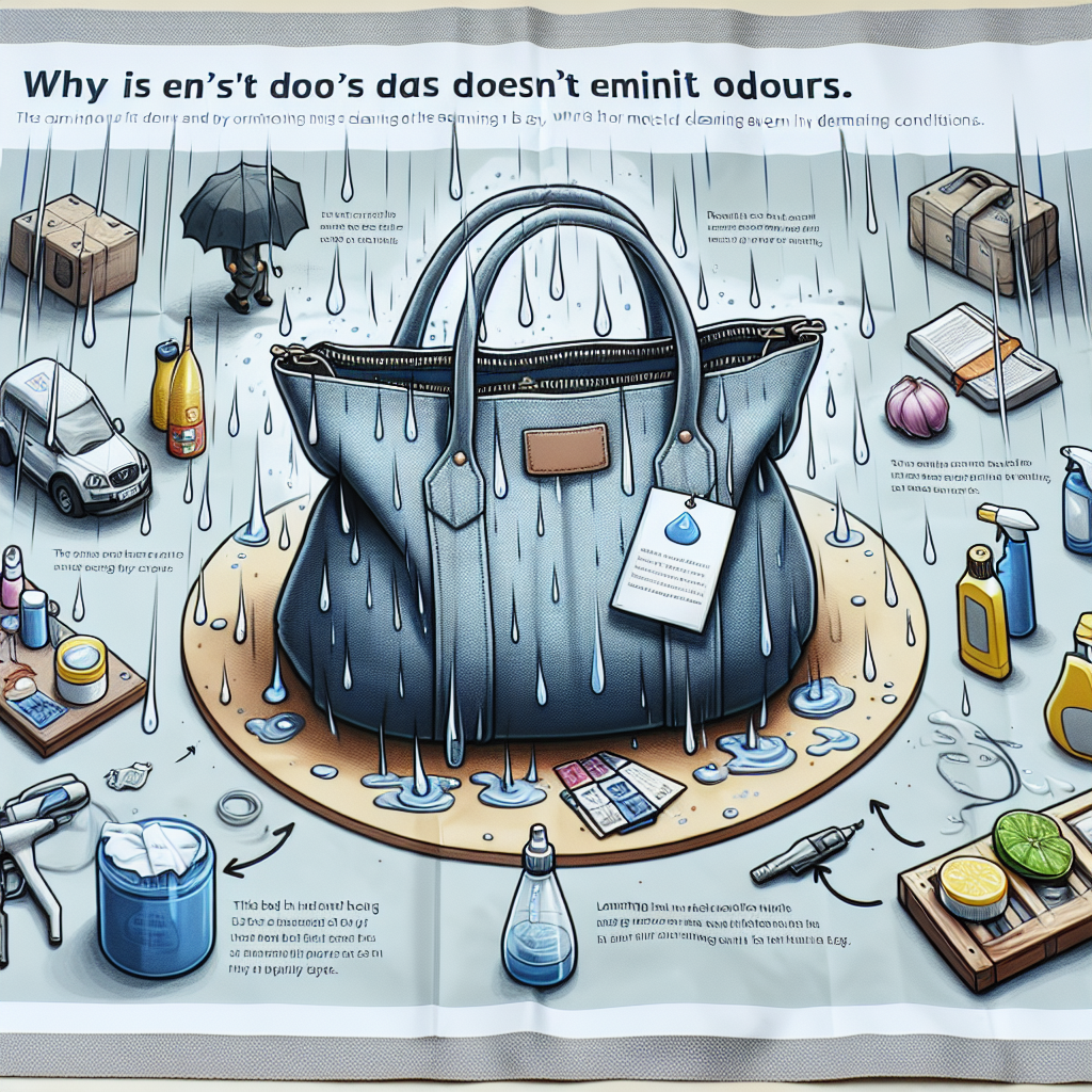 비 오는 날 가방 관리, 냄새 배지 않는 이유