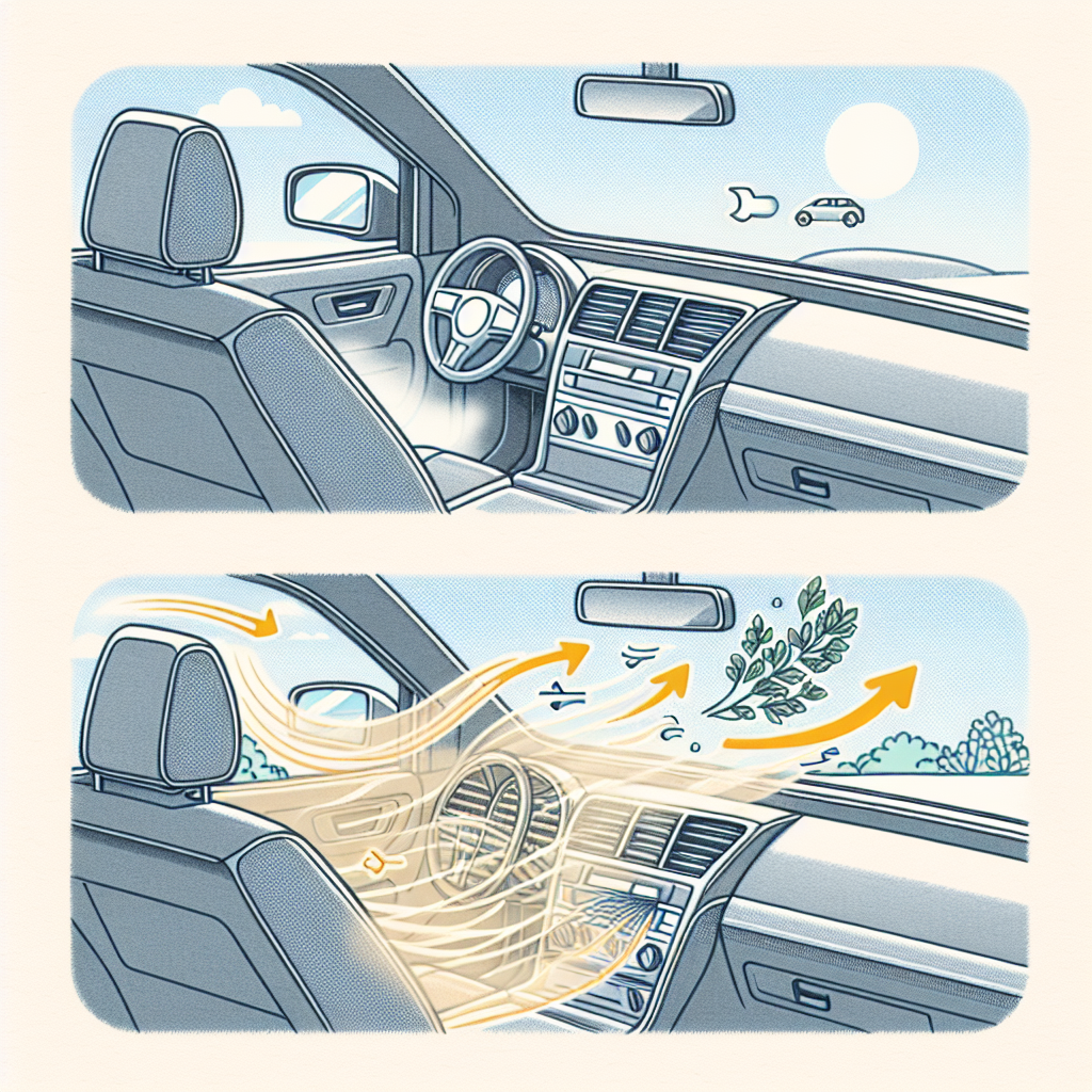 차량 탑승 전 환기, 에어컨 냄새 줄어드는 이유