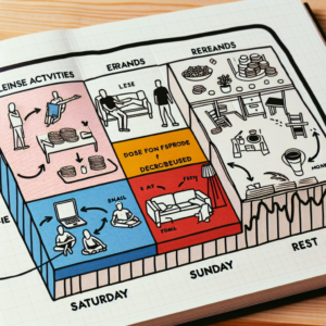 주말 일정 분산, 월요일 피로 줄어드는 구조 주말 일정 분산, 월요일 피로 줄어드는 구조