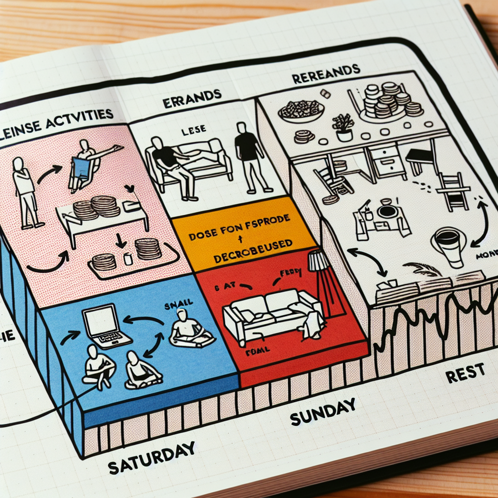 주말 일정 분산, 월요일 피로 줄어드는 구조