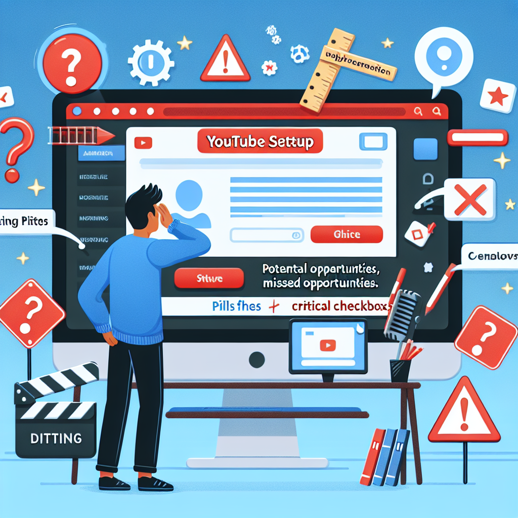 유튜브 채널 개설, 초보 크리에이터가 놓치면 망하는 체크