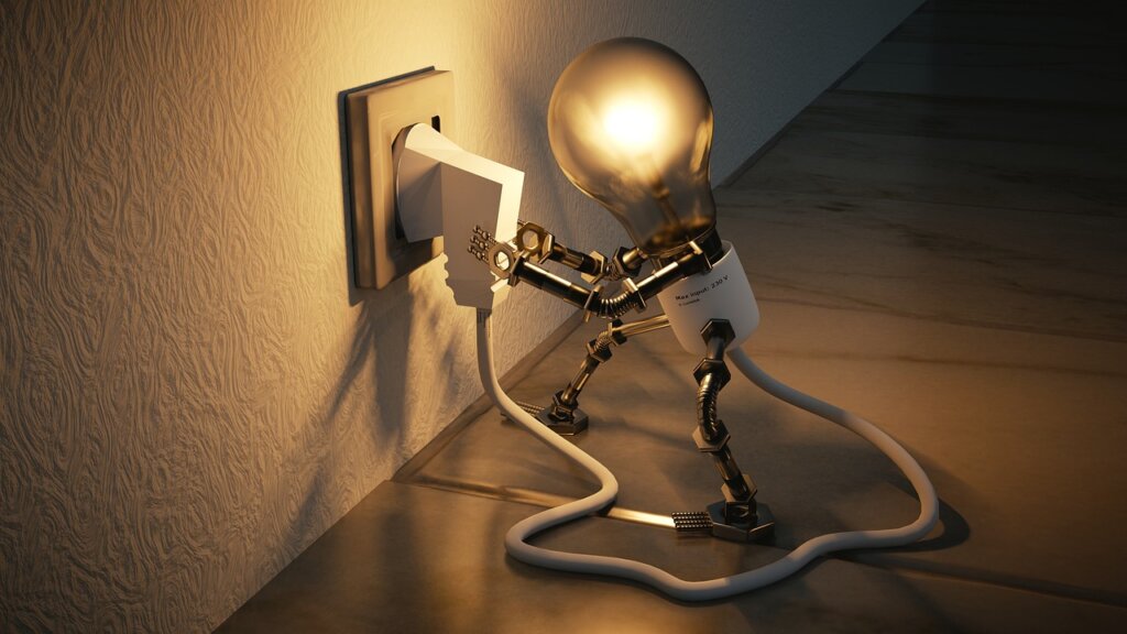 smart plug energy monitor showing real-time power consumption of air conditioner