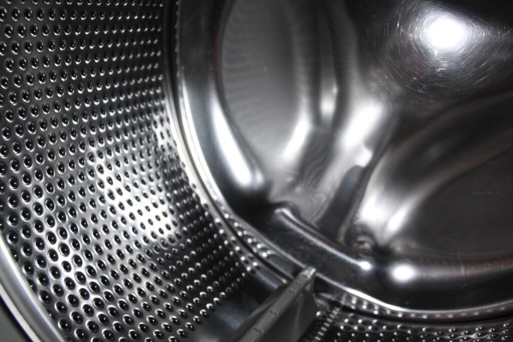 moldy washing machine drum close up
