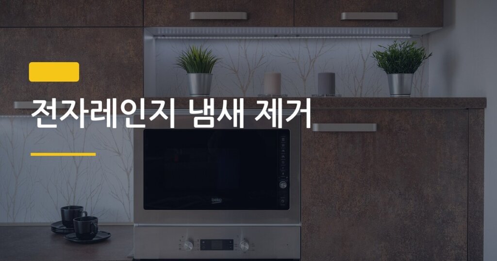 전자레인지 냄새 제거, 레몬 vs 식초 뭐가 더 효과 있을까